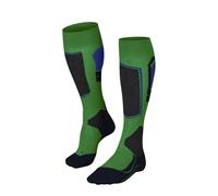 FALKE SK4 Advanced M Kh lana hilo funcional finos cálidos 1 par, Calcetines de esquí Hombre, Verde Grass Green 7014-O, 46-48