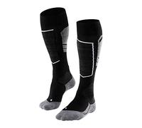 FALKE SK4 Advanced M Kh lana hilo funcional finos cálidos, Calcetines de esquí Hombre, Negro Black-Mix 3010-O, 46-48