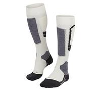 Falke - Calcetines de esquí mujer - SK4 Advanced W Off White para Mujer de Lana - Talla 39-40 - Blanco Blanco 39-40