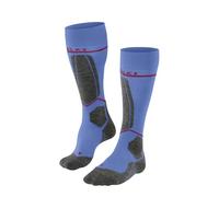 FALKE SK4 Energizing Light W Kh lana hilo funcional con compresión 1 par, Calcetines de esquí Mujer, Azul Morning Sky 6546, 39-40