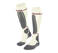 Falke - Calcetines de esquí mujer - SK4 Advanced Compression Light W Off White para Mujer de Lana - Talla 39-40 - Blanco Blanco 39-40