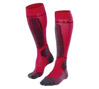 FALKE SK4 Energizing Light W Kh lana hilo funcional con compresión 1 par, Calcetines de esquí Mujer, Rojo Rose 8564, 37-38