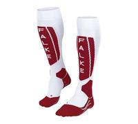 FALKE SK5 Expert M Kh seda hilo funcional finos cálidos 1 par, Calcetines de esquí Hombre, Blanco Ff-Mat 2088 Trend, 44-45