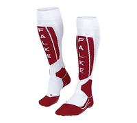 FALKE SK5 Expert W Kh seda hilo funcional finos cálidos 1 par, Calcetines de esquí Mujer, Blanco White 2088, 37-38