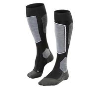 FALKE SK5 Expert W Kh seda hilo funcional finos cálidos 1 par, Calcetines de esquí Mujer, Negro Black-Mix 3010 Trend, 35-36