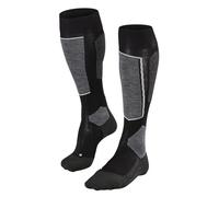 FALKE SK6 Pro M Kh lana hilo funcional finos cálidos 1 par, Calcetines de esquí Hombre, Negro Black-Mix 3010, 44-45