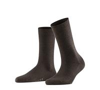 FALKE Softmerino W So lana algodón lisos 1 par, Calcetines Mujer, Marrón Dark Brown 5239, 39-40