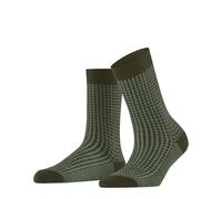 FALKE Softmerino Special Edition W So lana algodón estampados 1 par, Calcetines Mujer, Verde Artichoke 7436, 39-40