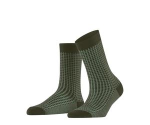 FALKE Softmerino Special Edition W So lana algodón estampados 1 par, Calcetines Mujer, Verde Artichoke 7436, 39-40