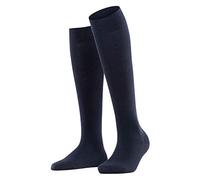 FALKE Softmerino W Kh lana algodón lisos 1 par, Calcetines largos Mujer, Azul Dark Navy 6379, 41-42
