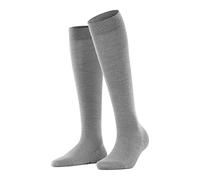 FALKE Softmerino W Kh lana algodón lisos 1 par, Calcetines largos Mujer, Gris Light Grey Melange 3830, 37-38