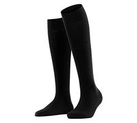 FALKE Softmerino W Kh lana algodón lisos 1 par, Calcetines largos Mujer, Negro Black 3009, 41-42