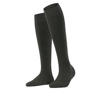 FALKE Softmerino W Kh lana algodón lisos 1 par, Calcetines largos Mujer, Verde Military 7826, 35-36