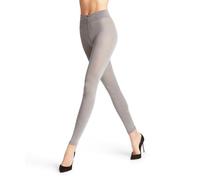 FALKE Softmerino W Le lana algodón lisos 1 pieza, Leggings Mujer, Gris Light Grey Melange 3830, 40-42