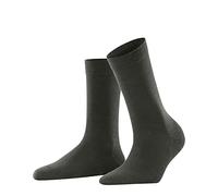 FALKE Softmerino W So lana algodón lisos 1 par, Calcetines Mujer, Verde Military 7826, 37-38