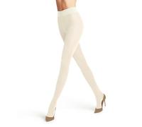 FALKE Softmerino W Ti lana algodón lisas 1 pieza, Pantimedias Mujer, Blanco Off-White 2040, 38-40
