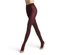 FALKE Softmerino W TI lana algodón unicolor 1 pieza, Pantimedias Mujer, Rojo (Barolo 8596), 42-44