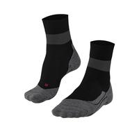 FALKE Stabilizing Cool calcetines para correr mujer sintético negro blanco anti ampollas fina vegan reduce el riesgo de esguinces con la zona de compresión 1 par