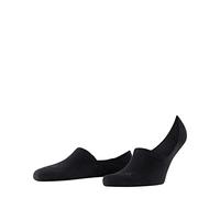 FALKE Invisible Step High Cut M In algodón invisibles lisos 1 par, Calcetines pinkies Hombre, Negro Black 3000, 39-42