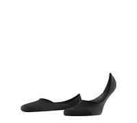 FALKE Invisible Step Medium Cut M In algodón invisibles lisos 1 par, Calcetines pinkies Hombre, Negro Black 3000, 41-42
