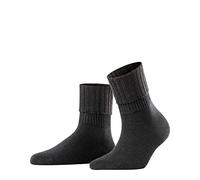 FALKE Striggings Rib W So lana lisos 1 par, Calcetines Mujer, Negro Black 3009, 39-42