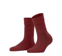 FALKE Striggings Rib W So lana lisos 1 par, Calcetines Mujer, Rojo Henna 8437, 39-42