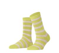 FALKE Stripe Uniform W So algodón estampados 1 par, Calcetines Mujer, Amarillo Ananas 1323, 39-42