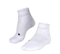 FALKE TE2 Short W Sso algodón antiampollas 1 par, Calcetines de tenis Mujer, Blanco White 2000, 37-38