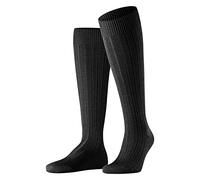 FALKE Teppich Im Schuh M Kh lana lisos 1 par, Calcetines largos Hombre, Negro Black 3000, 39-40