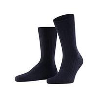 FALKE Hombre, Teppich Im Schuh Calcetines, Lana, Azul (Dark Navy 6370), 45-46, (1 par)