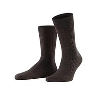 FALKE Teppich Im Schuh M So lana lisos 1 par, Calcetines Hombre, Marrón Dark Brown 5450, 43-44