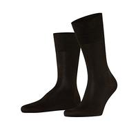 Falke Calcetines Tiago – Algodón fil d'Écosse sostenible, lisos – Hombre Marrón 41-42
