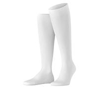 FALKE Tiago M Kh algodón fil d'Écosse sostenible lisos 1 par, Calcetines largos Hombre, Blanco White 2000, 43-44