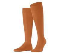 FALKE Tiago M Kh algodón fil d'Écosse sostenible lisos 1 par, Calcetines largos Hombre, Naranja Sapote 8058, 41-42