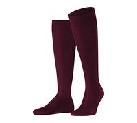 FALKE Tiago M Kh algodón fil d'Écosse sostenible lisos 1 par, Calcetines largos Hombre, Rojo Barolo 8596, 41-42