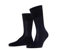 FALKE Tiago M So algodón fil d'Écosse sostenible lisos 1 par, Calcetines Hombre, Azul Dark Navy 6375, 43-44