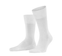 FALKE Tiago M So algodón fil d'Écosse sostenible lisos 1 par, Calcetines Hombre, Blanco White 2000, 41-42