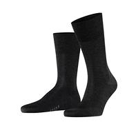 FALKE Tiago M So algodón fil d'Écosse sostenible lisos 1 par, Calcetines Hombre, Gris Anthracite Melange 3095, 39-40