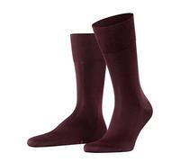 FALKE Tiago M So algodón fil d'Écosse sostenible lisos 1 par, Calcetines Hombre, Rojo Barolo 8596, 39-40