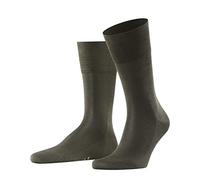FALKE Tiago M So algodón fil d'Écosse sostenible lisos 1 par, Calcetines Hombre, Verde Military 7826, 43-44
