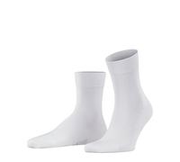 FALKE Tiago M Sso algodón fil d'Écosse sostenible lisos 1 par, Calcetines Hombre, Blanco White 2000, 41-42
