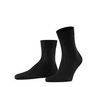 FALKE Tiago M Sso algodón fil d'Écosse sostenible lisos 1 par, Calcetines Hombre, Negro Black 3000, 45-46