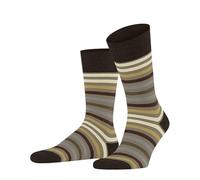 FALKE Tinted Stripe M So lana algodón estampados 1 par, Calcetines Hombre, Beis Country 4380, 43-46