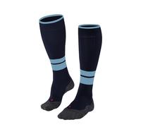 FALKE TK Compression M Kh lana hilo funcional con compresión 1 par, Calcetines para senderismo Hombre, Azul Marine 6120, 43-46