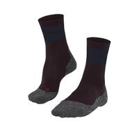 FALKE TK Stabilizing W So lana hilo funcional antiampollas gruesos 1 par, Calcetines para senderismo Mujer, Rojo Barolo 8526, 35-36