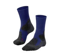 FALKE TK1 Adventure M SO lana hilo funcional anti-ampollas gruesa 1 par, Calcetines para correr Hombre, Azul Yve 6714, 42-43
