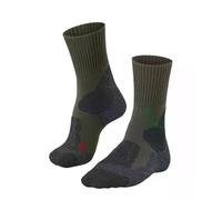 FALKE TK1 Adventure W So lana hilo funcional antiampollas gruesos 1 par, Calcetines para senderismo Mujer, Verde Olive 7830, 37-38