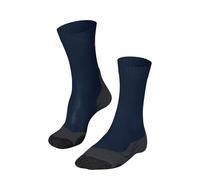 FALKE TK2 Explore Cool M So lyocell hilo funcional antiampollas gruesos 1 par, Calcetines para senderismo Hombre, Azul Blue Pond 6598, 44-45