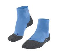 FALKE TK2 Explore Cool Short M Sso lyocell hilo funcional antiampollas gruesos 1 par, Calcetines para senderismo Hombre, Azul Blue Note 6545, 42-43