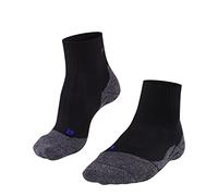FALKE TK2 Explore Cool Short M Sso lyocell hilo funcional antiampollas gruesos, Calcetines para senderismo Hombre, Negro Black-Mix 3010, 39-41